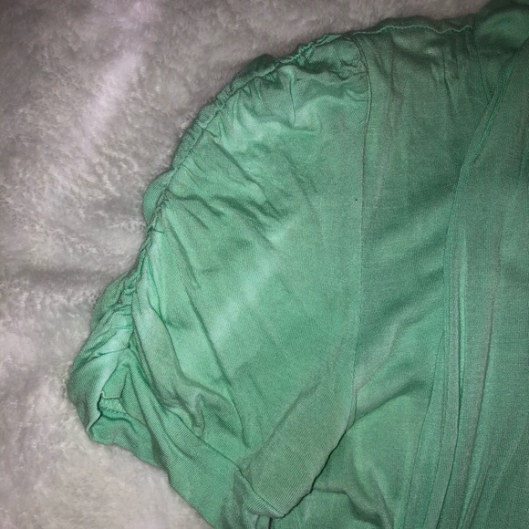 Womens Short Sleeve Loose Fitting Cardigan Sweater - Picture 4 of 7